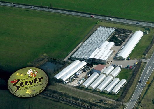 Gartenbaubetrieb Seever, Dornheim - Luftaufnahme